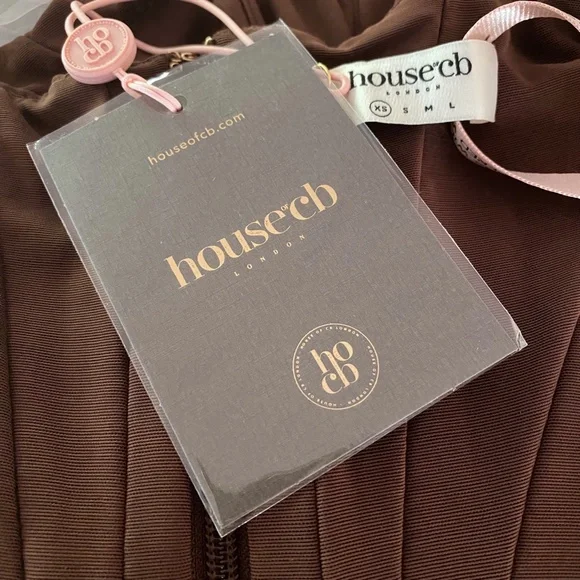 NEW House of CB Ninetta Top Chocolate Brown XS - Picture 16 of 17